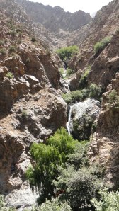 Full view of the waterfall
