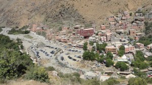 Overlooking the berber village