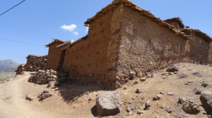 Old berber mud hut