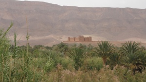 Kasbah in the distance