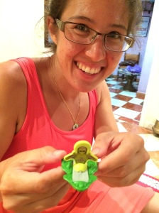 My first kinder toy! (And the egg was also very delicious!)